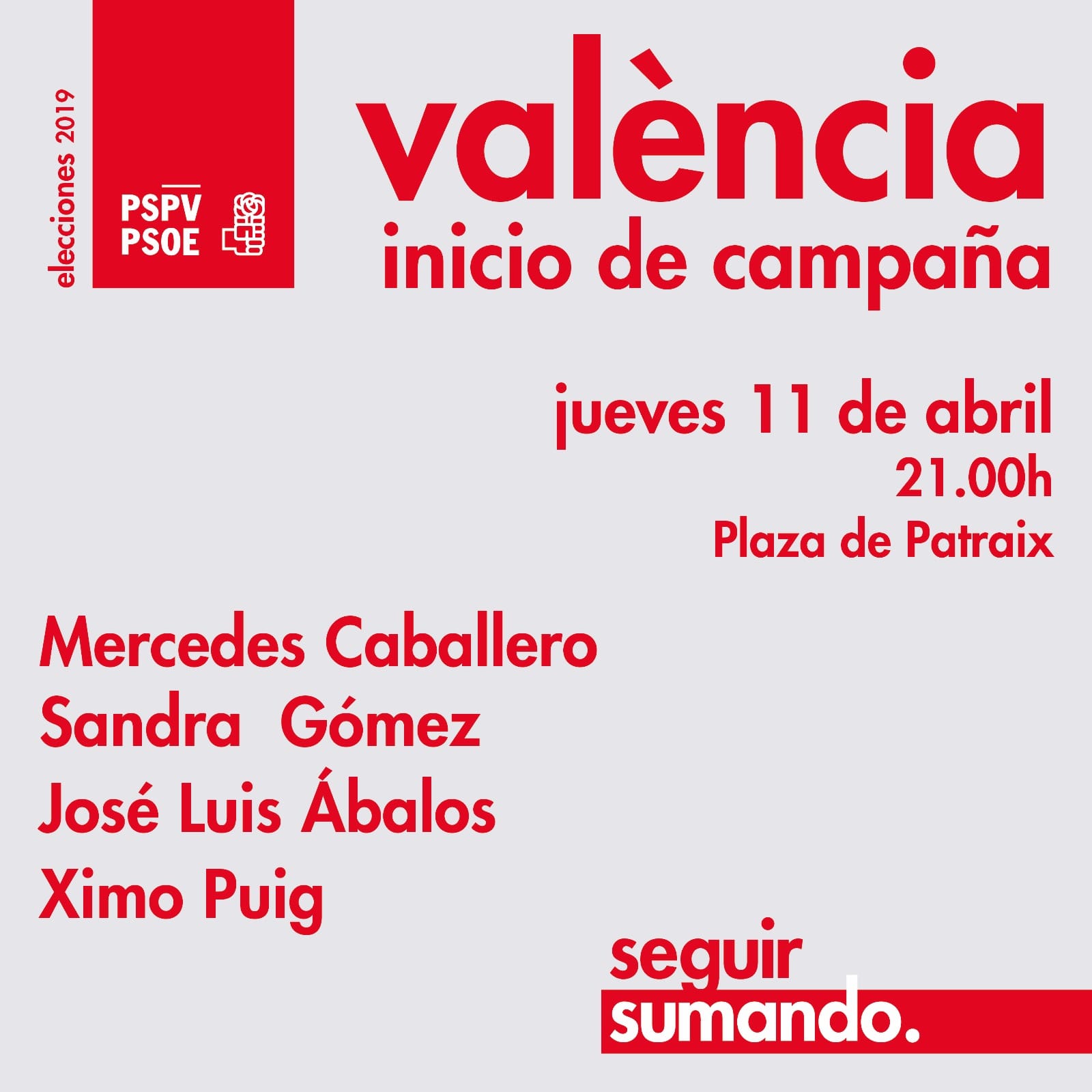 En este momento estás viendo Inicio de campaña autonómica en València