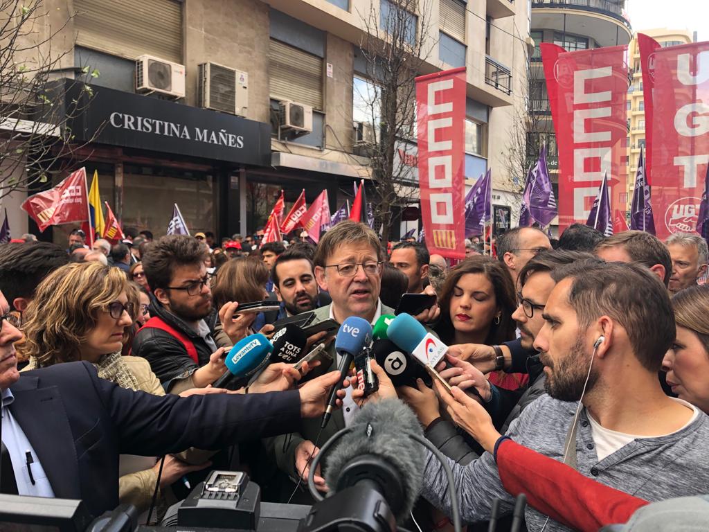 En este momento estás viendo Ximo Puig anuncia que la primera reunión de la nueva legislatura será con los agentes sociales “para proyectar un nuevo tiempo de estabilidad, diálogo social y honradez”