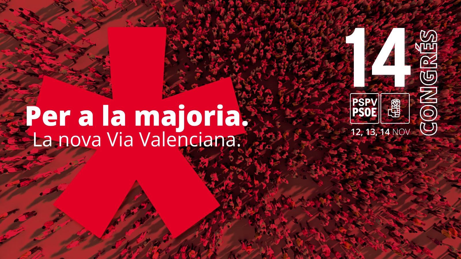 You are currently viewing Divendres 12 de novembre | Inauguració 14 Congrés PSPV-PSOE 🌹