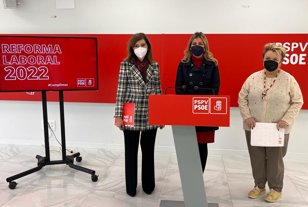 En este momento estás viendo El PSPV-PSOE celebra que “más de medio millón de valencianos se vayan a ver beneficiados con la aprobación de la reforma laboral”