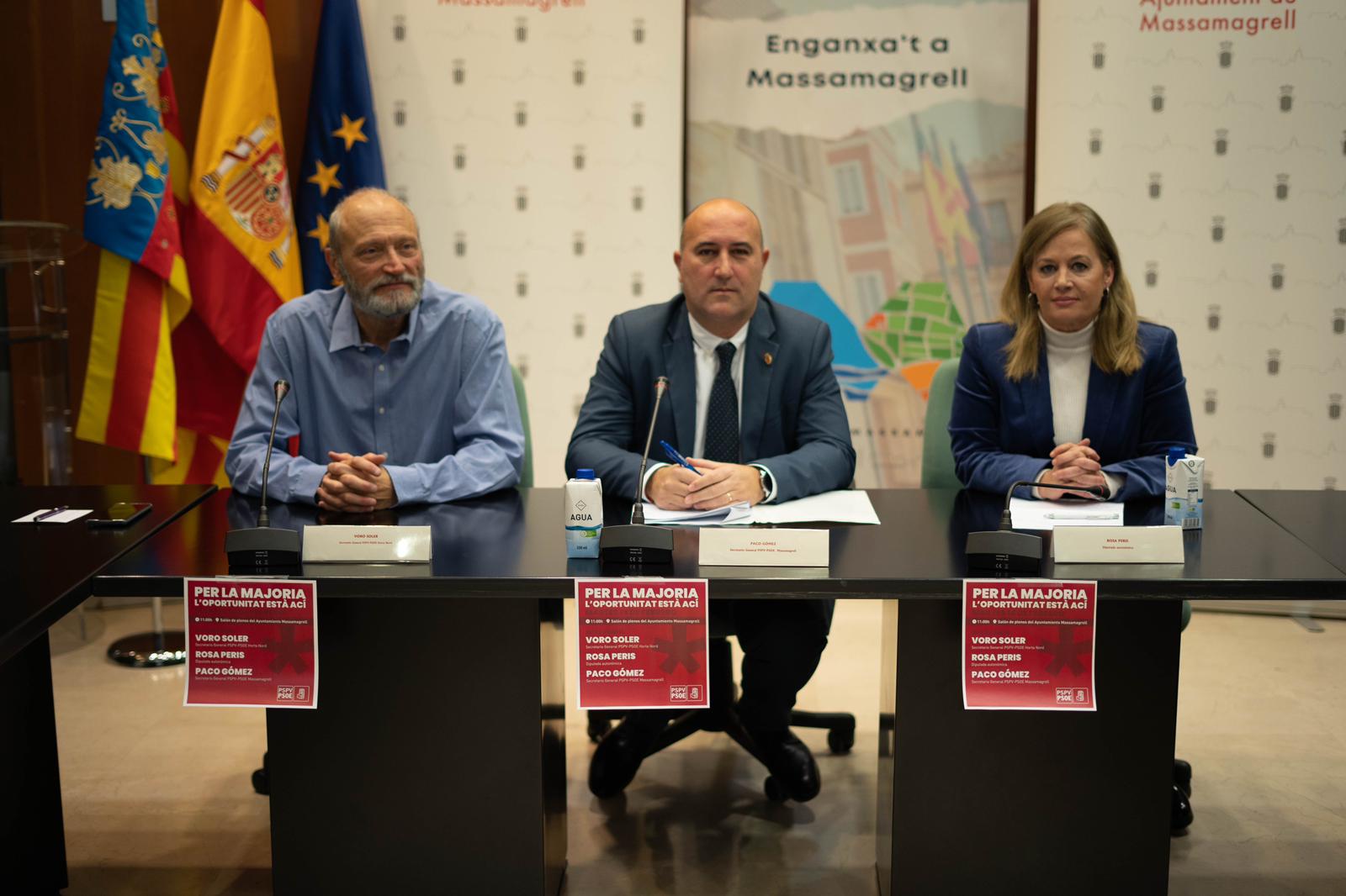 En este momento estás viendo El PSOE de Massamagrell destaca el compromiso del Consell de Ximo Puig con el municipio: “Contaremos con 413.000 euros en 2023 para seguir mejorando vida de los vecinos y las vecinas”