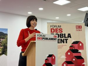 Intervención de Diana Morant en el Fòrum Despoblament