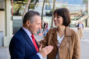 Diana Morant durante su visita a la UPV